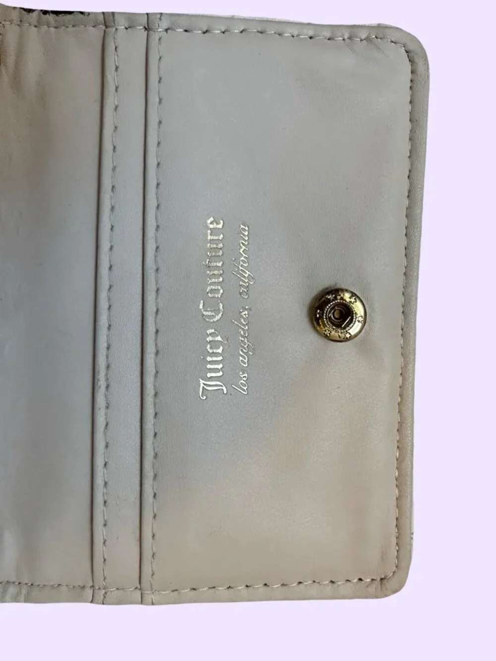 Y2K Juicy Couture Upgrade U Card Case Wallet Powder Pink Blush Heart Keyring